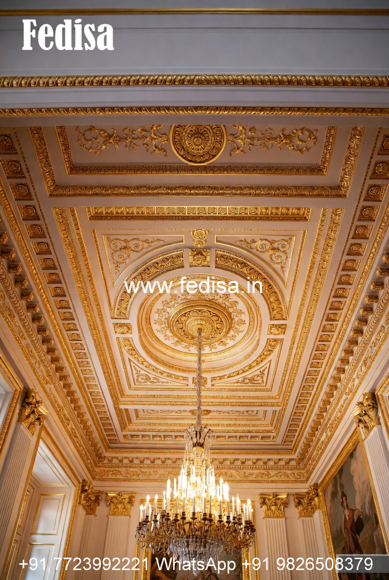 Gypsum Classic Ceiling Ceiling Design Ideas No-032