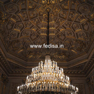 European Classic Ceiling Plus Minus Pop Design With Color No-156