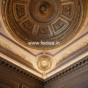 European Classic Ceiling Fall Ceiling Design For Drawing Room No-238