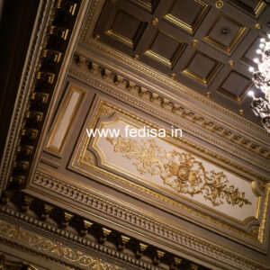European Classic Ceiling Modern Main Hall Fall Ceiling Design No-293