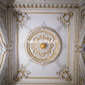 European Classic Ceiling L Shape False Ceiling Design No-385
