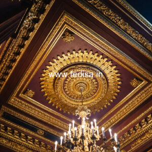 European Classic Ceiling Two Fan Ceiling Design No-641