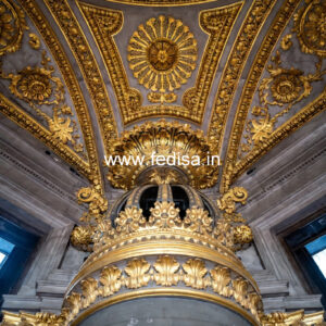 European Classic Ceiling Gypsum Board Design For Living Room No-659