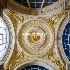 European Classic Ceiling Dining False Ceiling Design No-663