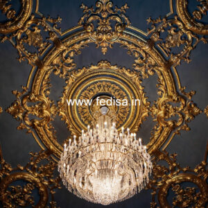 European Classic Ceiling Pvc Panel Ceiling Design For Hall No-707