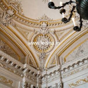 European Classic Ceiling False Ceiling For Bedroom With Fan No-750