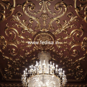 European Classic Ceiling Small Pooja Room False Ceiling Design No-783