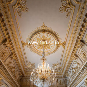 European Classic Ceiling False Ceiling Design With Fan For Bedroom No-822