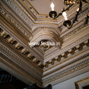 European Classic Ceiling Pooja Room Pop Simple Design No-1040