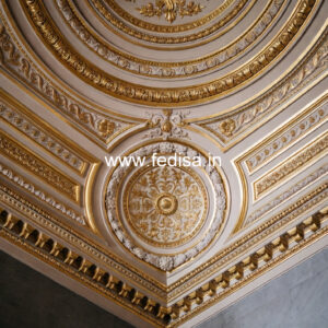 European Classic Ceiling Drawing Room False Ceiling Design 2026 No-1042