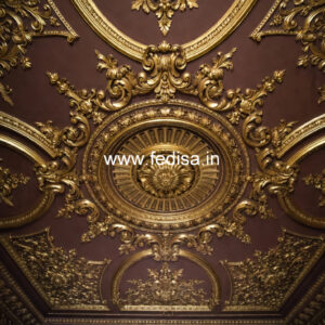 European Classic Ceiling Main Hall Pop Design No-1075