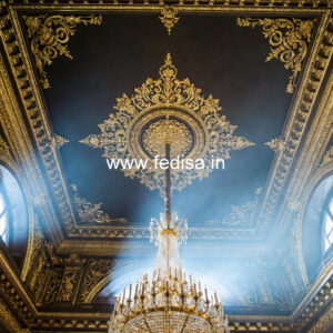 European Classic Ceiling Small Bedroom Pop Design No-1145