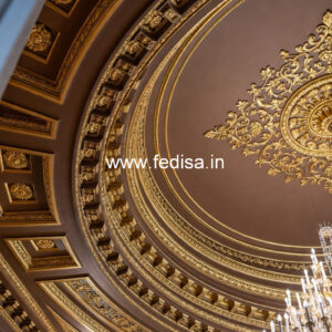 European Classic Ceiling Plaster Ceiling Design For Living Hall No-1188