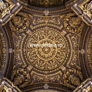 European Classic Ceiling Ceiling Design For Bedroom With Fan No-1332