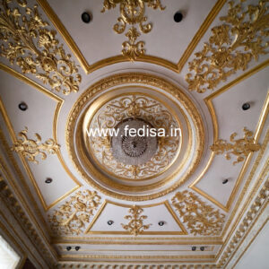 European Classic Ceiling Flower Ceiling Cement Plaster Design No-1369