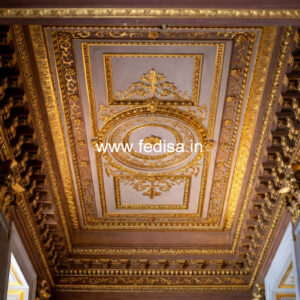 European Classic Ceiling Round False Ceiling Design For Hall No-1452