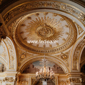 European Classic Ceiling Pop Hall Design 2026 No-1477