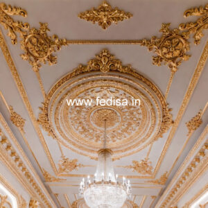 European Classic Ceiling Long Hall Ceiling Design No-1536