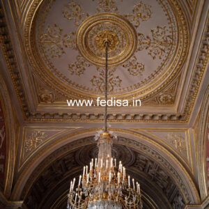 European Classic Ceiling Pop Design For Dining Hall No-1566