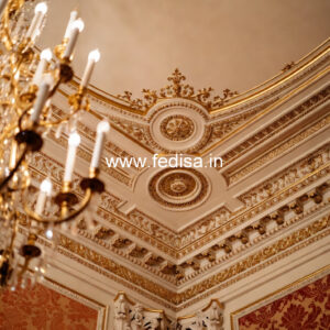 European Classic Ceiling Rectangle Pop Design No-1589