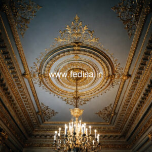 European Classic Ceiling Hall Ceiling Corner Design No-1593