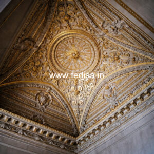 European Classic Ceiling Blue Ceiling Design No-1595