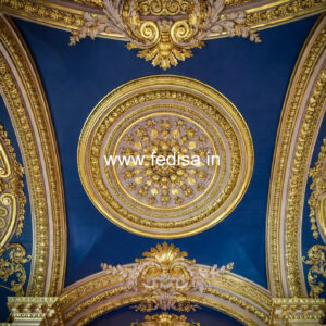 European Classic Ceiling High Ceiling Living Room Decor No-1601