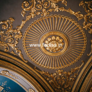 European Classic Ceiling Dining Hall Ceiling Design 2026 No-1640
