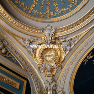 European Classic Ceiling False Ceiling Design For Guest Room No-1694