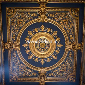 European Classic Ceiling Hall Pop Design With Two Fans No-1698