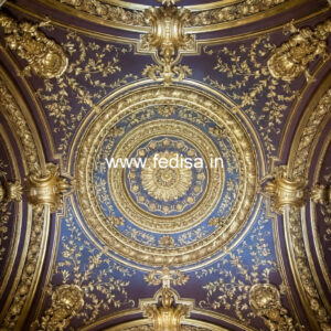 European Classic Ceiling Lobby Pop Plus Minus Design No-1744