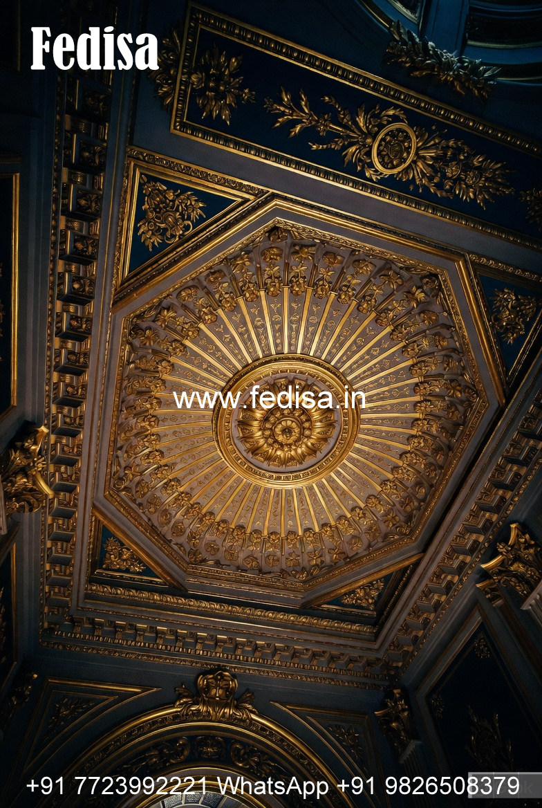 European Classic Ceiling Roof Bedroom Design No-1749