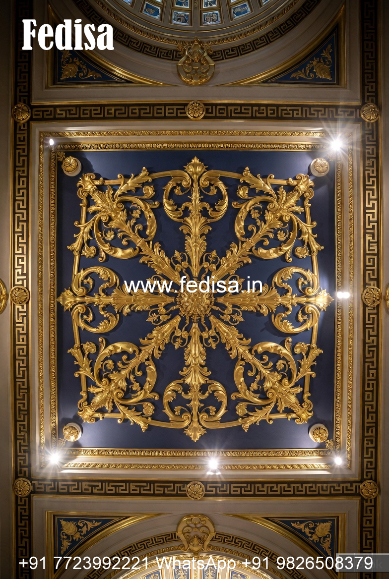 European Classic Ceiling Ceiling Wooden Panel Design No-1764