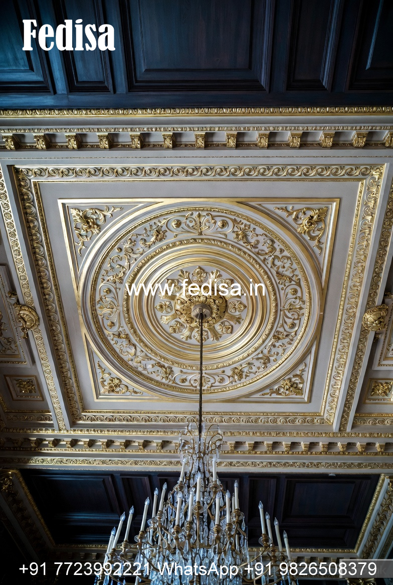 European Classic Ceiling Pop Dining Hall Design No-1785