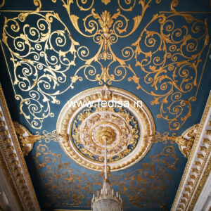 European Classic Ceiling High Ceiling Staircase Ideas No-1803