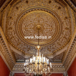 European Classic Ceiling Pop Lobby Design Plus Minus No-1823