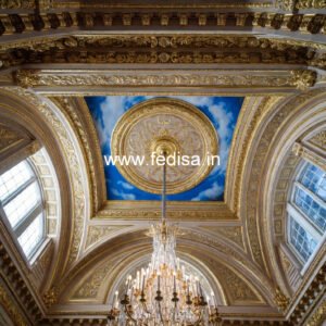 European Classic Ceiling False Ceiling Design Small Room No-1826