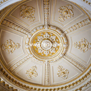 European Classic Ceiling Ceiling With Wood Design No-1857