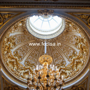 European Classic Ceiling Pop Down Ceiling Design For Drawing Room No-1862