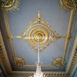 European Classic Ceiling Wood Ceiling Ideas For Living Room No-1910