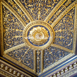 European Classic Ceiling False Ceiling Design In Pvc Panels No-1956