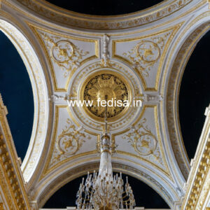 European Classic Ceiling Wooden False Ceiling Design For Hall No-1977