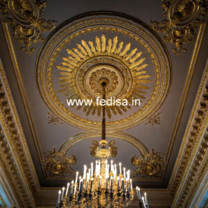 European Classic Ceiling Simple Hall Pop Design No-2018