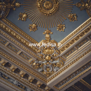 European Classic Ceiling Wooden Down Ceiling Design No-2023