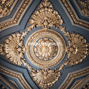 European Classic Ceiling Modular Kitchen False Ceiling Design No-2039