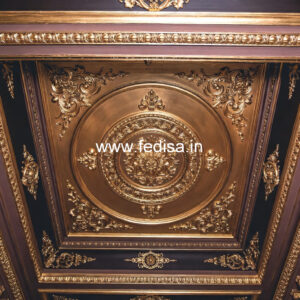 European Classic Ceiling Round False Ceiling Design For Bedroom No-2092