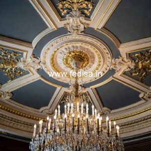 European Classic Ceiling Gypsum Pop Design For Hall No-2105