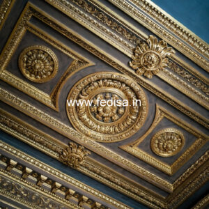 European Classic Ceiling Gypsum Tile Ceiling Design No-2110