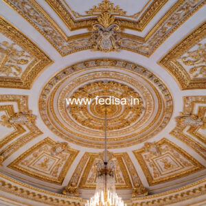 European Classic Ceiling L Shape Hall Ceiling No-2116