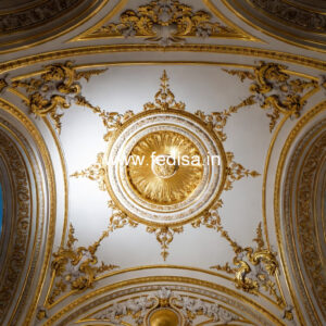 European Classic Ceiling Small Balcony False Ceiling Design No-2195